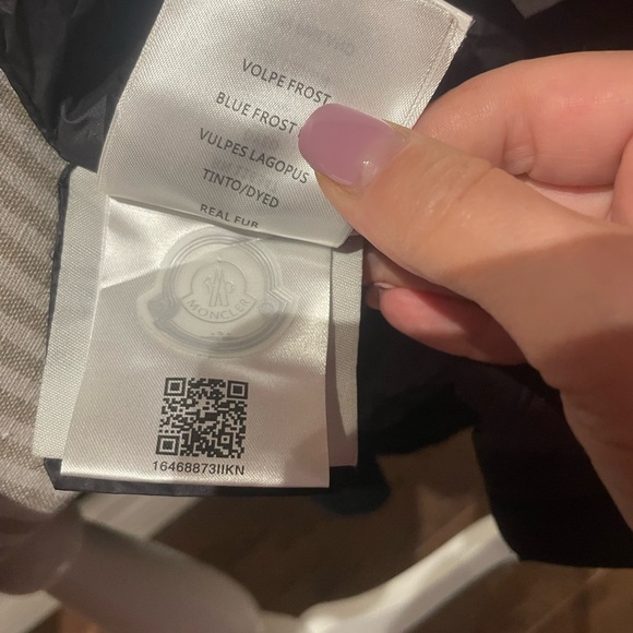 Women's MONCLER Aredhel Down Puffer Jacket Parka Coat Hooded . Size 0-XS - Picture 11 of 15